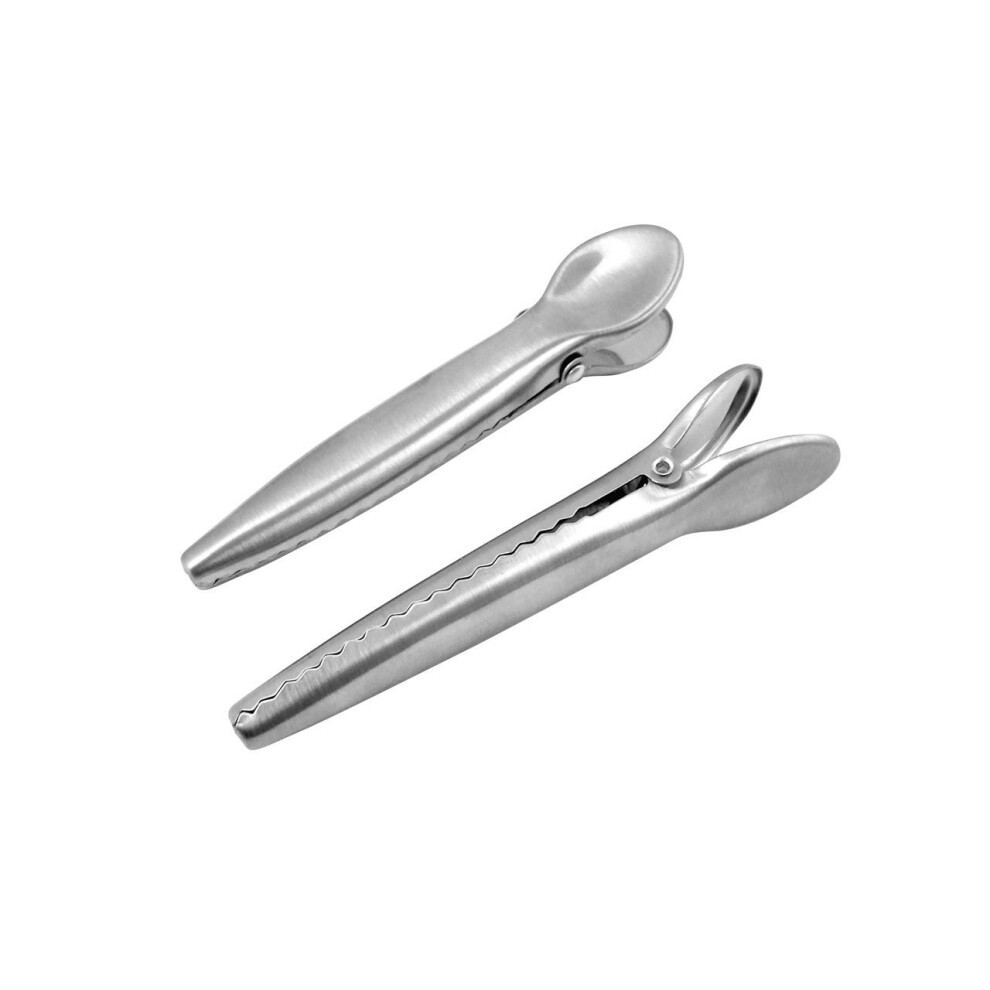 Bag Clips, Stainless Steel - Set of 2