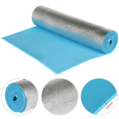 TRIXES Large Adults Camping Roll Foam Sleeping Mat for Tent Floor and Festival 2