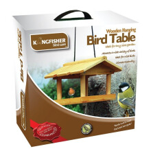 Kingfisher Wooden Hanging Bird Table | Bird Feeder Table