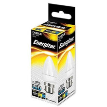 Energizer B22d 6 W, 1 LED BC (Bayonet Cap) Candle BulbÂ [Energy Class A+]