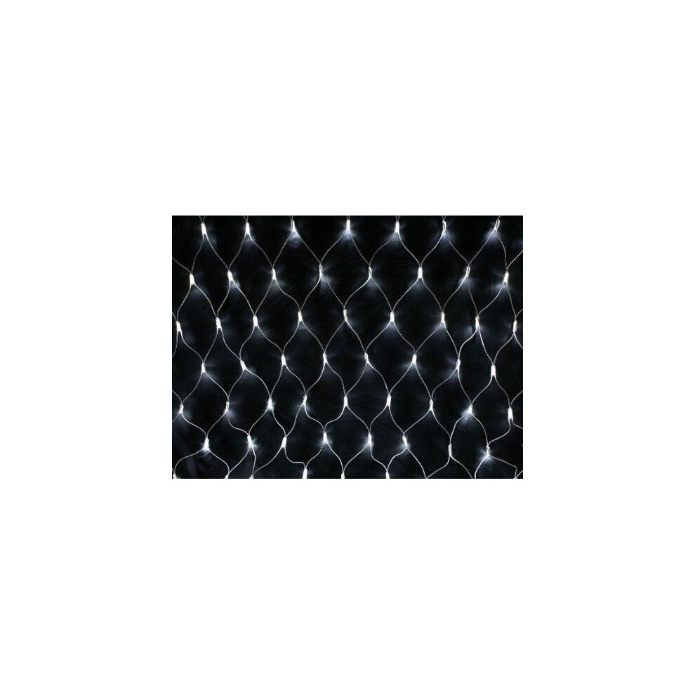 105 LED Solar Net Lights - 1.8m x 1m, Waterproof Outdoor Garden Lighting, 2 Modes (Static/Flicker), Auto On at Dusk, Up to 6h