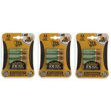 12 X Jcb AA 1200mAh Rechargeable Batteries Hr6 Charged And Ready To Use