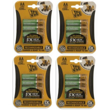 16 X Jcb AA 1200mAh Rechargeable Batteries Hr6 Charged And Ready To Use