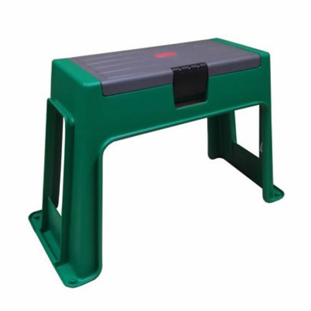Whitefurze Garden Kneeler, Seat & Toolbox Storage Stool with Cushioned Knee Pad - Dual-Function Indoor/Outdoor, Portable