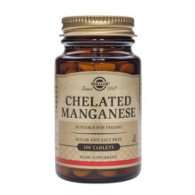 Solgar, Chelat-Mangan, 100 Tabletten