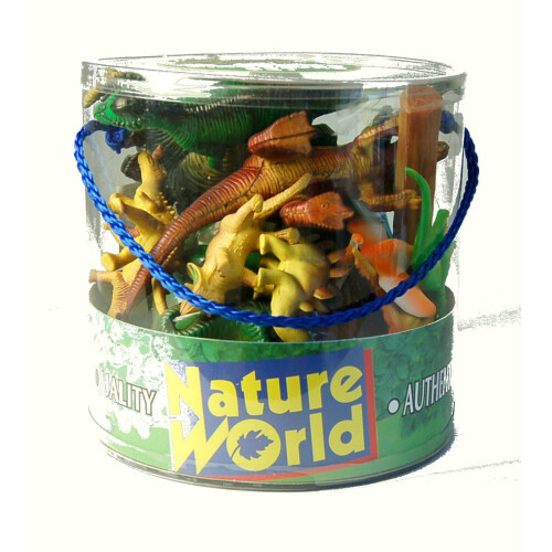 Kandy Toys 18 Piece Dinosaurs in Tub