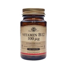 Solgar, Vitamin B12, 100 mcg, 100 Tabletten
