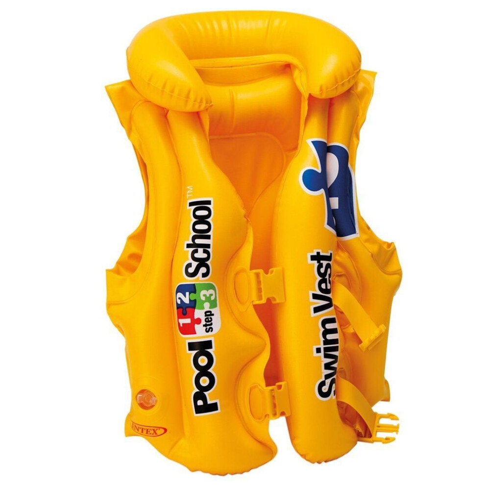 Intex Inflatable Childs / Kids Pool School Deluxe Swim / Buoyancy Vest