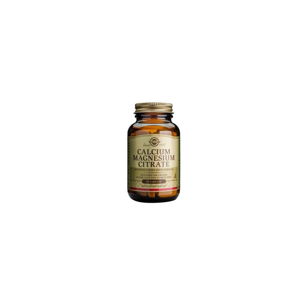 Solgar Calcium Magnesium Citrate Tabs