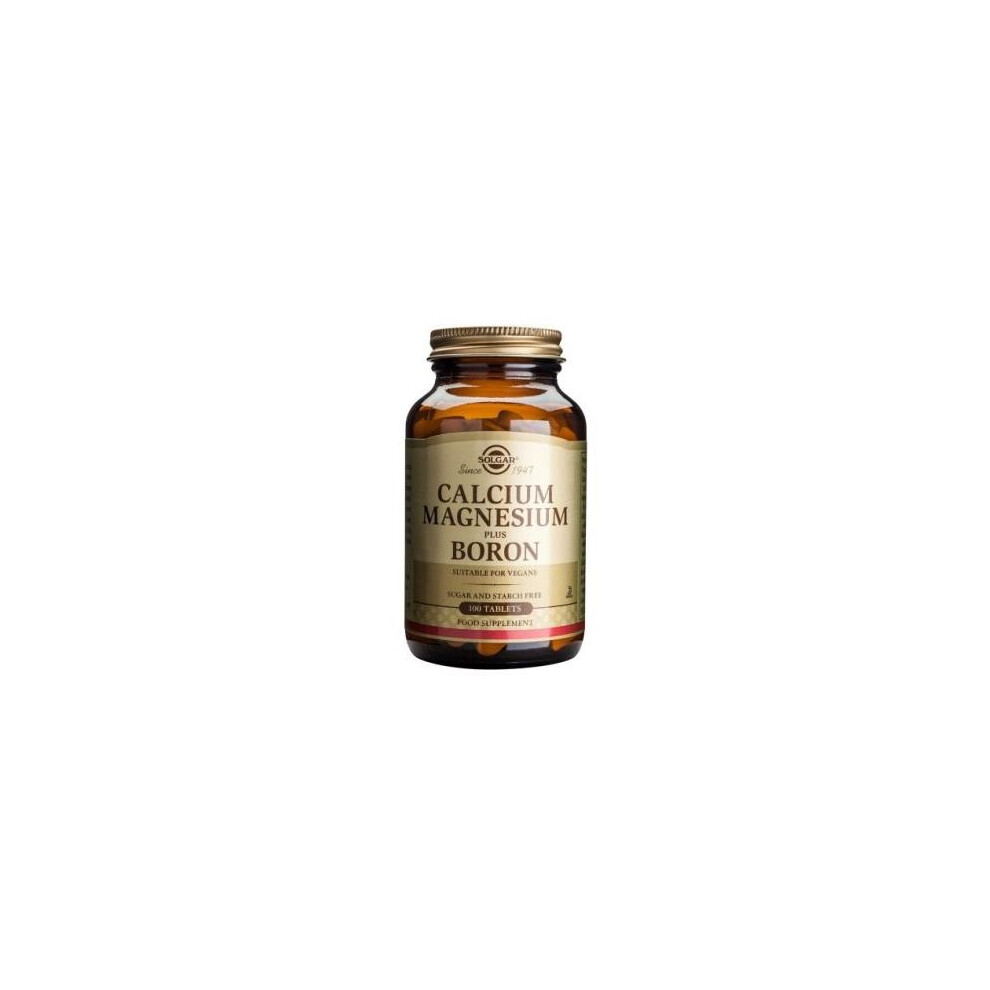 Solgar Calcium Magnesium Plus Boron Tabs