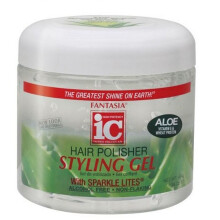 Fantasia IC Hair Polisher Styling Gel Jar Clear 16oz