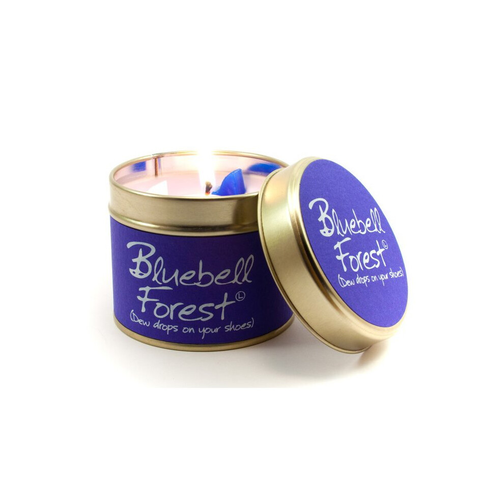 lily Flame Candle in a Tin - Bluebell Forest