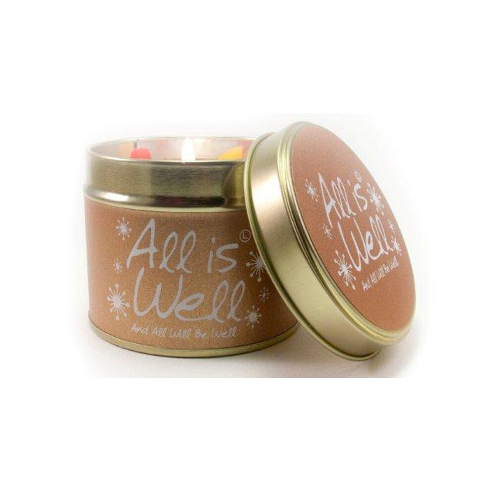 Lily-Flame Lily Flame Candle In A Tin - All Is Well