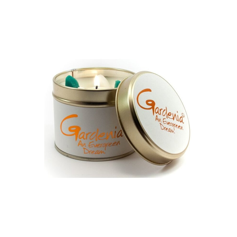 Lily Flame Candle in a Tin - Gardenia