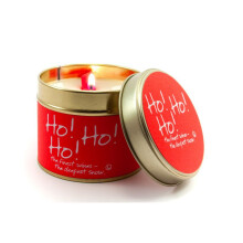 Lily Flame Candle in a Tin - Ho Ho Ho