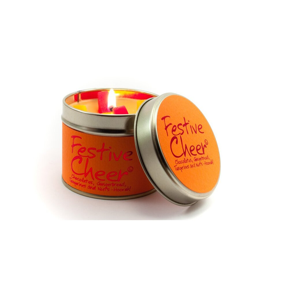 Lily Flame Candle in a Tin - Festive Cheer