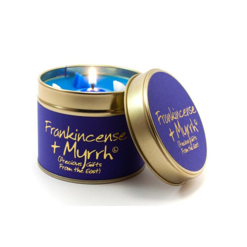 Lily Flame Candle in a Tin - Frankincense & Myrrh
