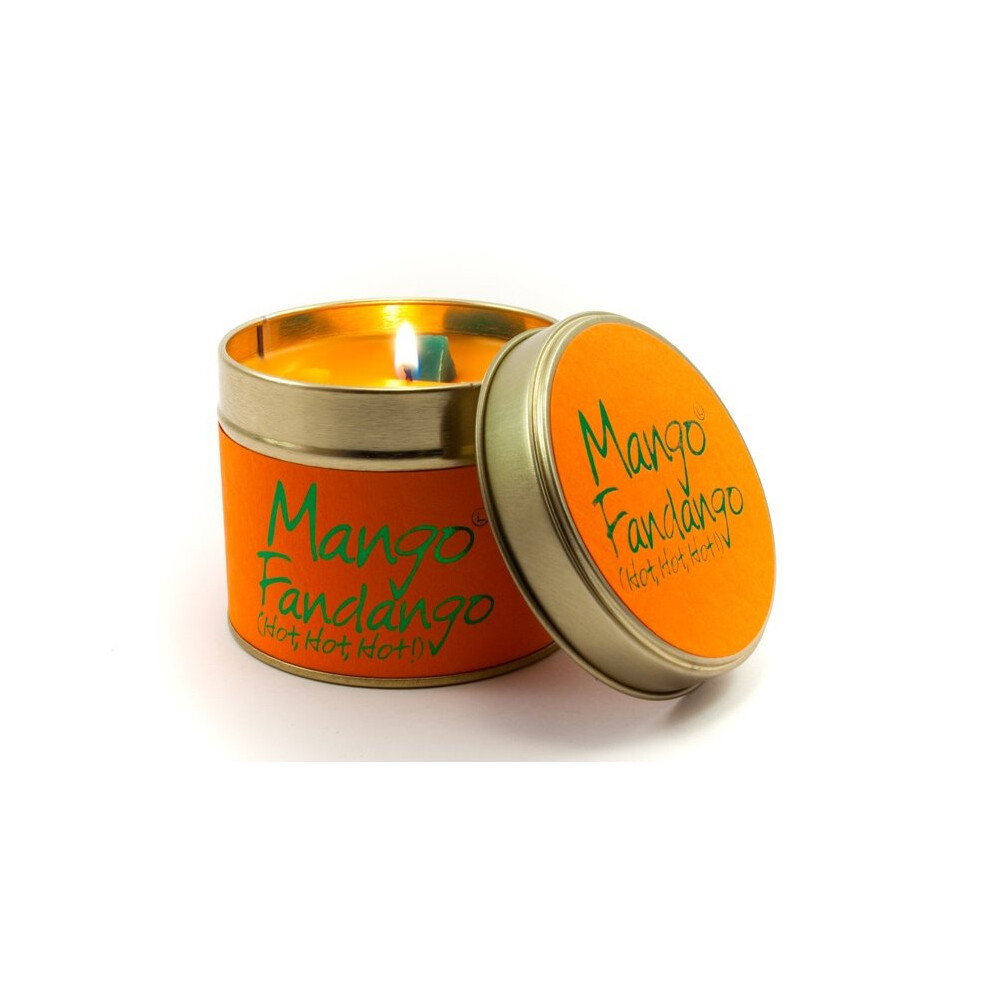 Lily Flame Candle in a Tin - Mango Fandango