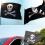 Large Black Pirate Flag Jolly Roger Skull and Bones 90x150cm with Rings Hanging Banner 8