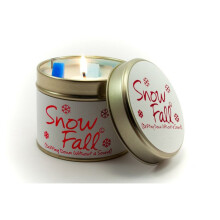 Lily Flame Candle in a Tin - Snow Fall