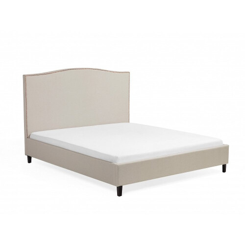 Beliani Upholstered bed - 160x200 cm  - MONTPELLIER beige 2