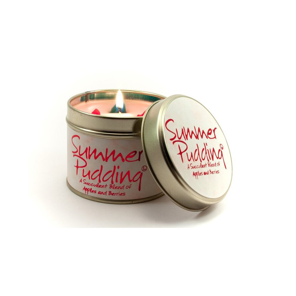 Lily Flame Candle in a Tin - Summer Pudding