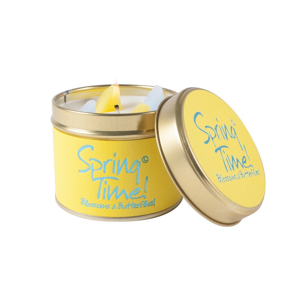 Lily Flame Candle in a Tin - Springtime!