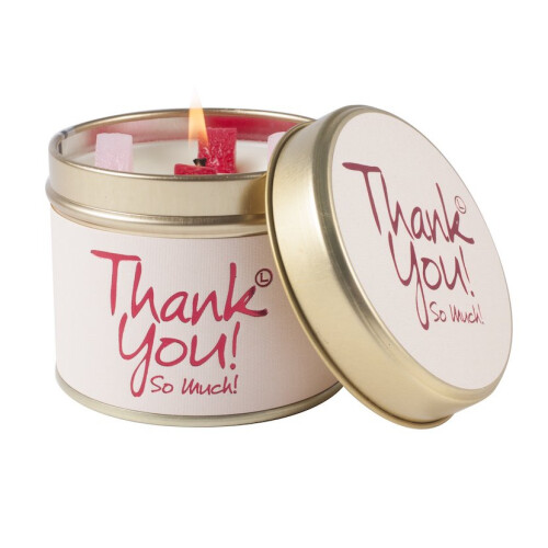 Lily-Flame Lily Flame Candle in a Tin - Thank You!
