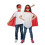 (Red) Kids Superhero Cape & Eye Mask 1