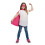 (Pink) Kids Superhero Cape & Eye Mask 1