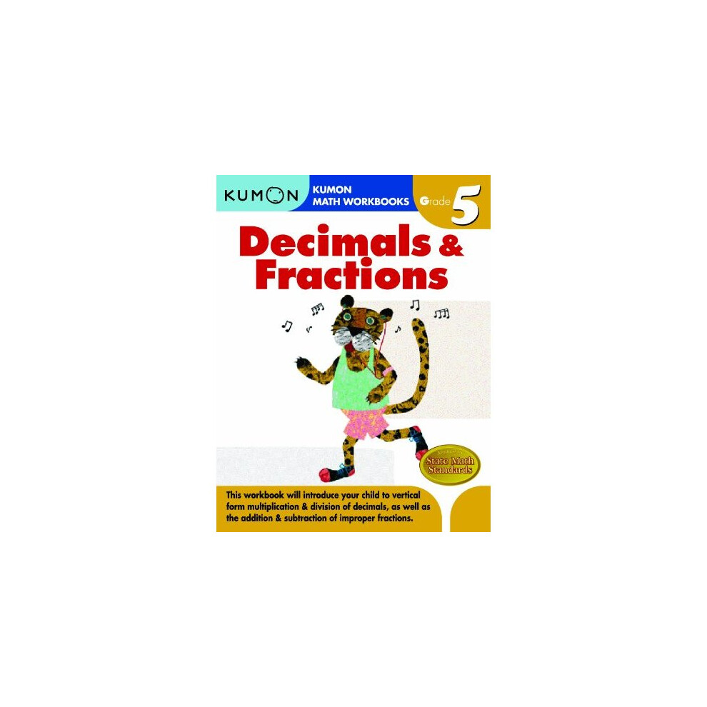 Decimals & Fractions Grade (Kumon Math Workbooks) Size 5