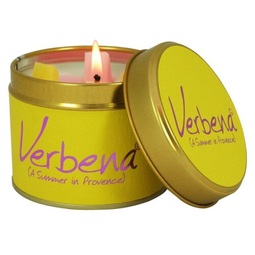 Lily-Flame Lily Flame Candle in a Tin - Verbena