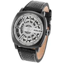 Uhr - POLICE - SPEED HEAD PL15239JSB.01 - Schwarzes Leder - Mineralglas - Analogquarz