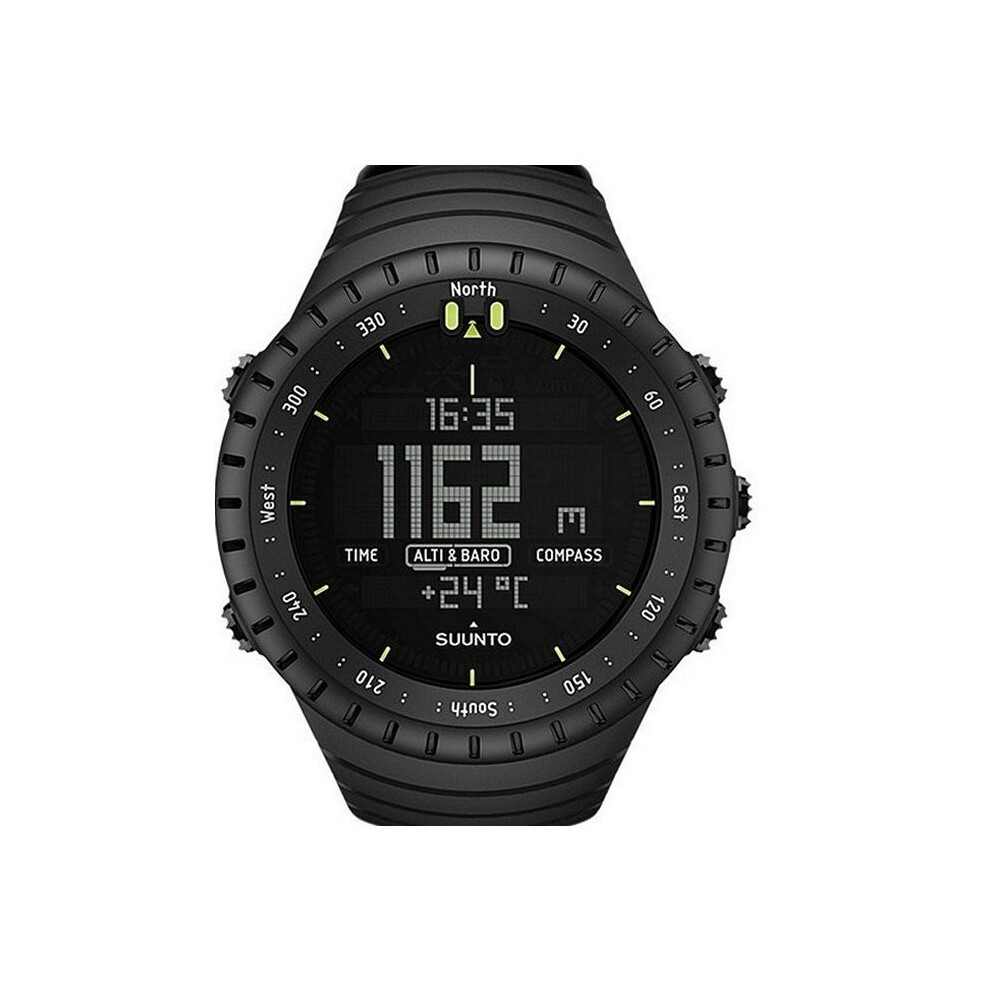 Suunto Core Outdoor Military Sports Watch - Altimeter, Barometer, Compass, All Black | SS014279010