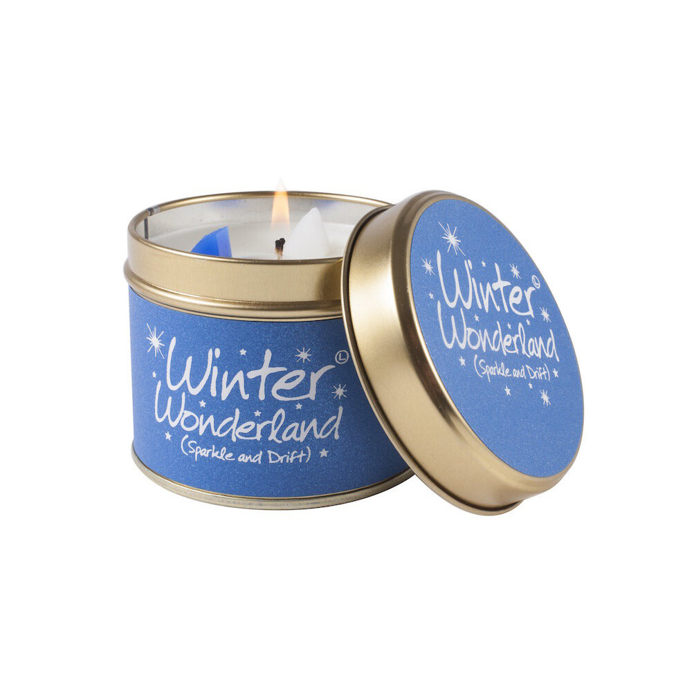 Lily Flame Candle in a Tin - Winter Wonderland