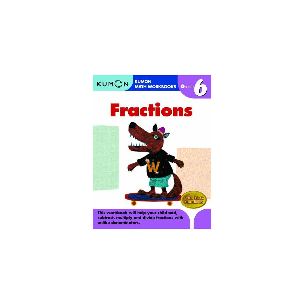 Fractions Grade (Kumon Math Workbooks) Size 6