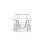 (Pack of 3) KuKoo Kitchen Pull Out Storage Baskets - 300mm 5