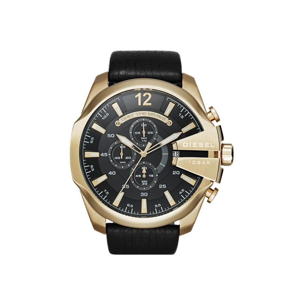 Diesel Watch DZ4344 Montre Cuir Or Homme