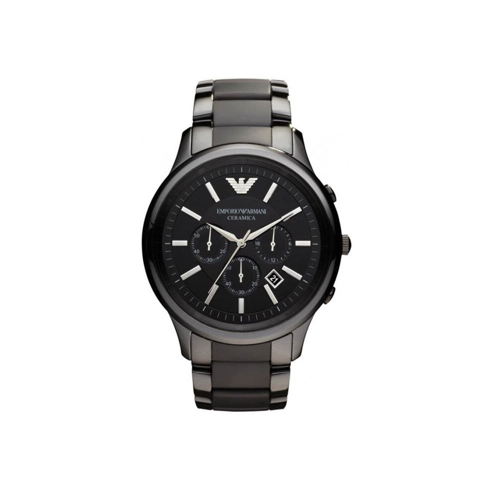 Armani Emporio Ar1451 Ronde Ceramic Man Black