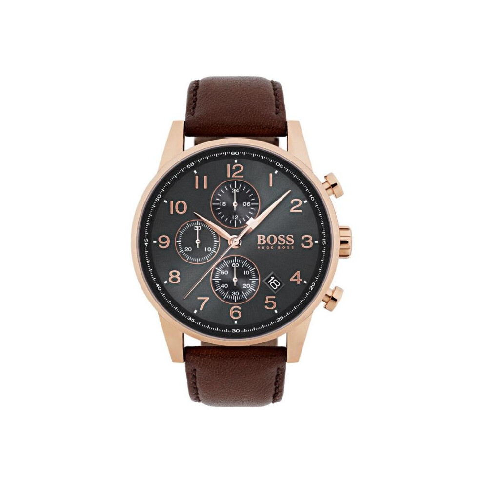 Hugo Boss 1513496 Watch Chronograph Rose Gold Man