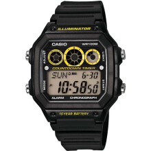 Casio Collection AE-1300WH-1AVEF Watch Illuminator Digital Black Man