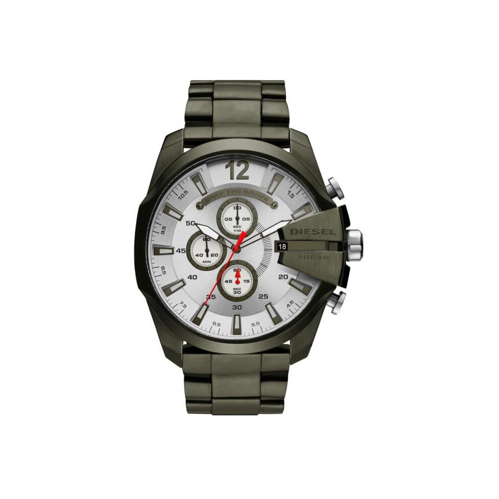 Diesel Watch Dz4478 Chronograph Steel Man Green
