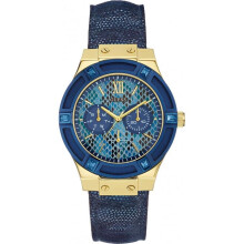 Naisille tarkoitettu kello - GUESS - W0289L3 - Nahka - Kvartsikello - 39mm