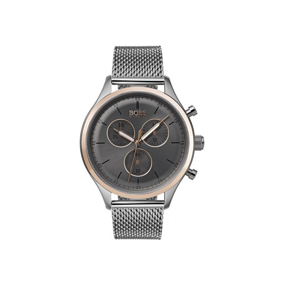 Hugo Boss 1513549 Watch Chronograph Steel Gray Man