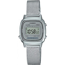 Casio LA670WEM-7EF Casio Vintage Steel Milanese ArgentaDigital Display Mixed