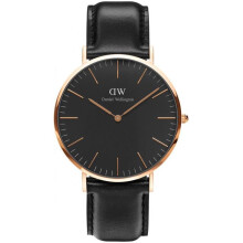 Daniel Wellington Sheffield DW00100127 Orologio Uomo in pelle nera