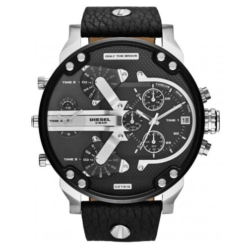 Diesel Ρολόι Diesel DZ7313 Ρολόι Stylae Black Man Round