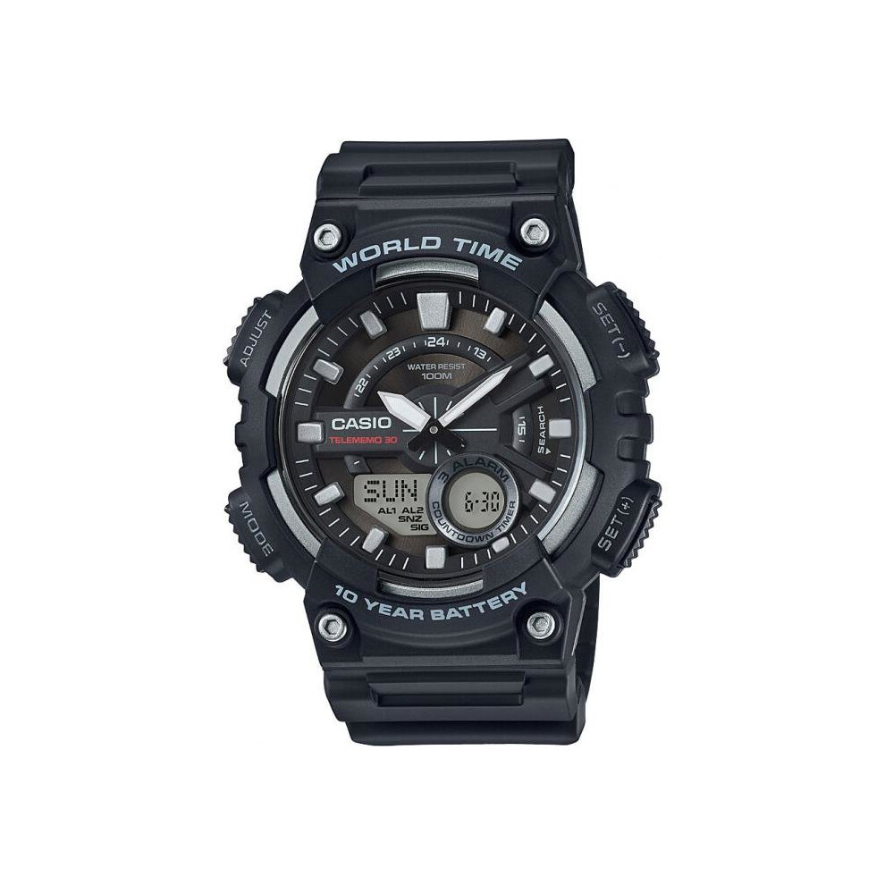 Casio Watches Collection AEQ-110W-1AVEF Watch Detailcennale Gray Man