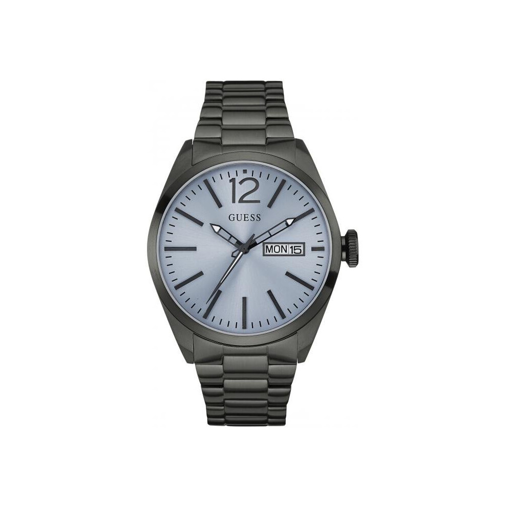 Guess W0657g1 Watch Gray Round Man Grey