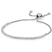 Pandora Bracelet 590524CZ Glamor Cord Bracelet Sparkling Woman
